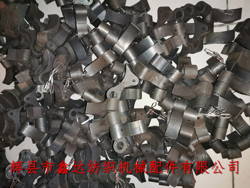 Helical gear iron brace of hand loom Helical gear iron brace of hand loom
